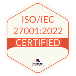 ISO/IEC 27001 certification mark - ISMS certified by Insight Assurance